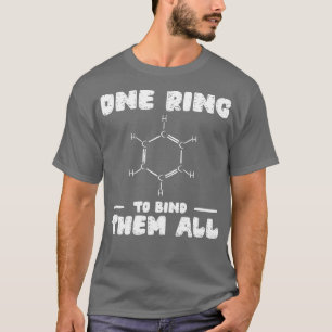 T-shirt Chimie Benzene Bing Molecule Bond