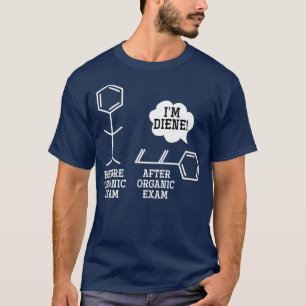 T-shirt Chimie cadeau de l'examen organique amusant