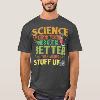 T-shirt Chimie de la réussite scientifique amusante Motiva