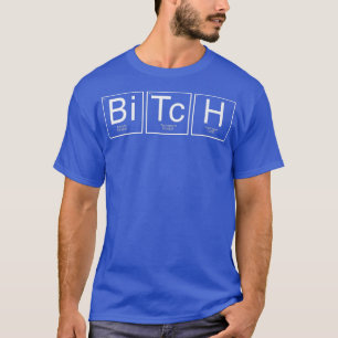 T-shirt Chimie De Table Périodique Avec Éléments Bi Tc H44