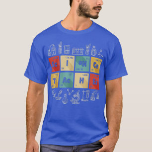 T-shirt Chimie Des Enseignants En Sciences Tableau Périodi