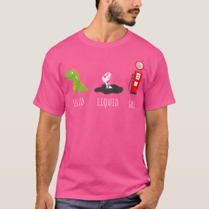 T-shirt Chimie du combustible fossile T-Rex Dinos de gaz l