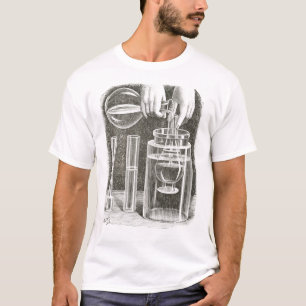 T-shirt Chimie Expérience Mad Scientist Bartender