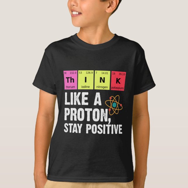 T-shirt Chimie Physicienne Professeur Proton Science (Devant)