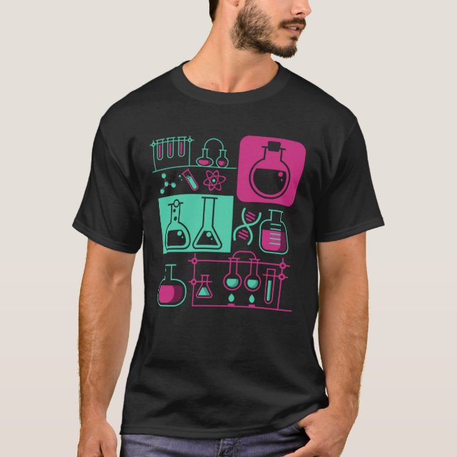 T-shirt Chimie recherche laboratoire chimiste science (Devant)