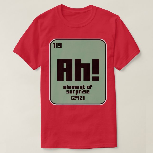 T-shirt Chimie scientifique amusante Motivation Élément Ne (Design devant)