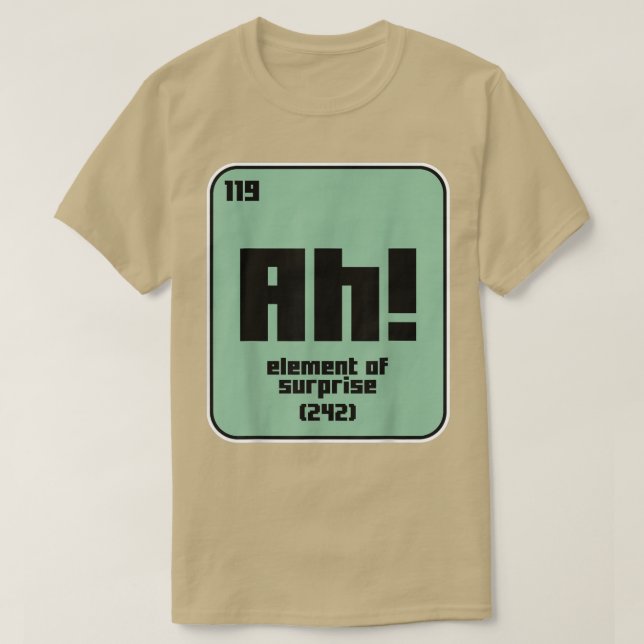T-shirt Chimie scientifique amusante Motivation Élément Ne (Design devant)