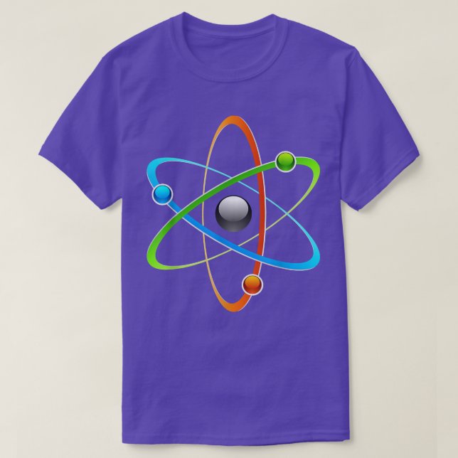 T-shirt Chimie scientifique Atom (Design devant)