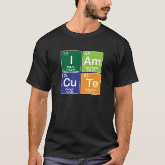 T-shirt Chimie Tableau périodique - Je suis mignonne