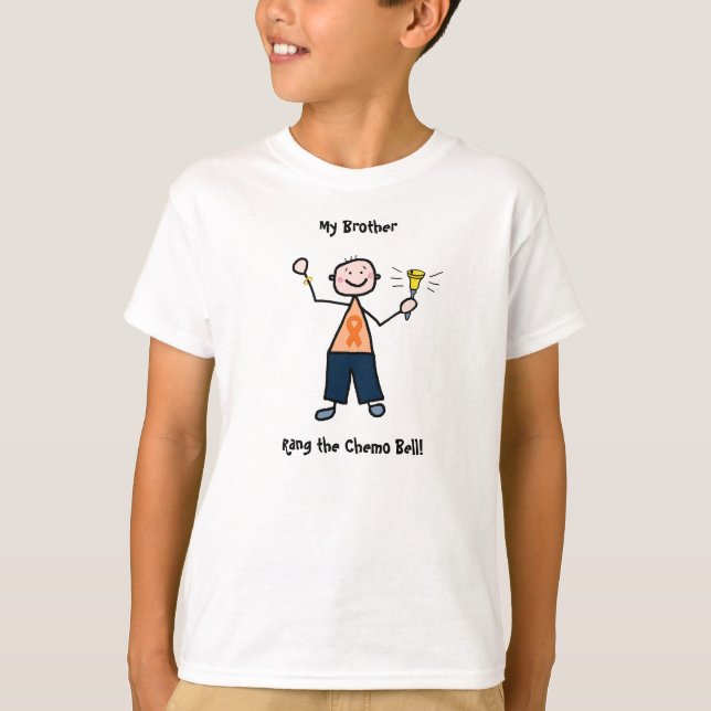T-shirt Chimio Bell - homme ou garçon de leucémie (Devant)