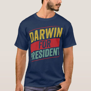 T-shirt Chimiste En Chimie Funny Darwin Pour Président