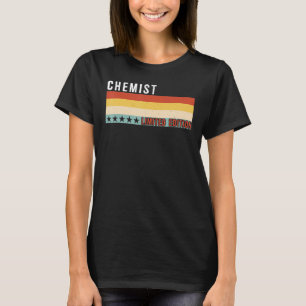 T-shirt Chimiste Titre du travail Travailleur professionne