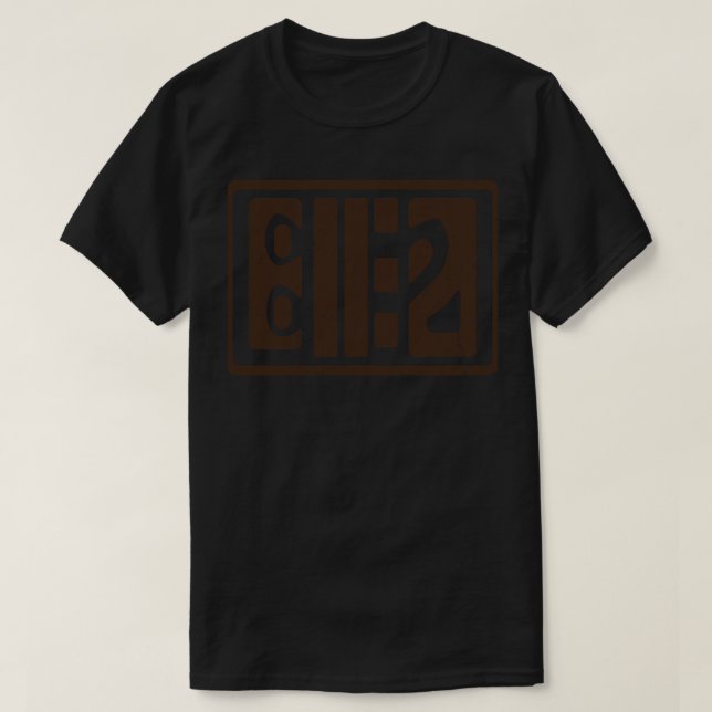 T-shirt Chimp Glyph (Design devant)