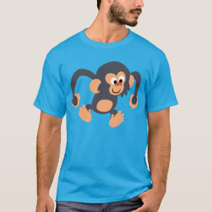 T-shirt Chimpanzé au chimpanzé, caricaturé mignon