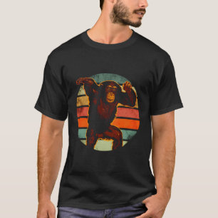 T-shirt Chimpanzé Chimp Bonobo Ape Primate Singe Animal