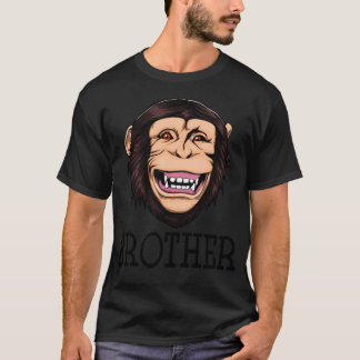 T-shirt Chimpanzé de frère singe (6)