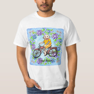 T-shirt Chimpanzé en chaussette de vélo