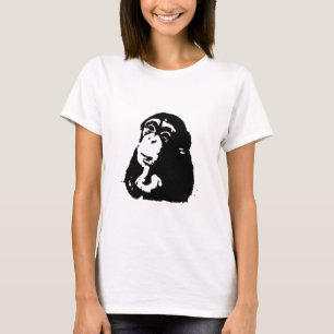 T-shirt Chimpanzé Pop Art Thinking