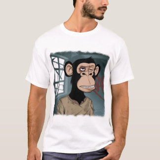 T-shirt Chimpanzé stylisé