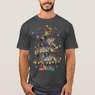 T-shirt Chinchilla Arbre de Noël Drôle Rodents Rongeurs Am