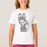 Chinchilla Persan Tabby Argenté Chat de Dessin Ani