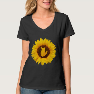 T-shirt Chinchilla pour femmes Hommes Rodent Animal Sunflo