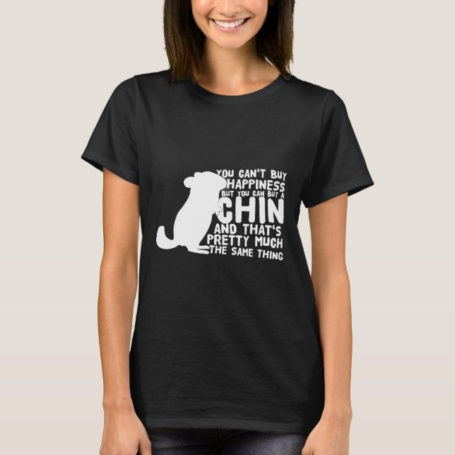 T-shirt Chinchillas qui dit pour les propriétaires ne peuv (Devant)