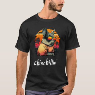 T-shirt Chinchillin' Retro Super Chinchilla 3