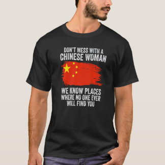 T-shirt Chine : drapeau chinois