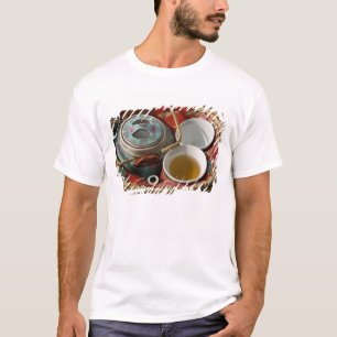T-shirt Chine, Hong Kong. Théière traditionnelle chinoise 