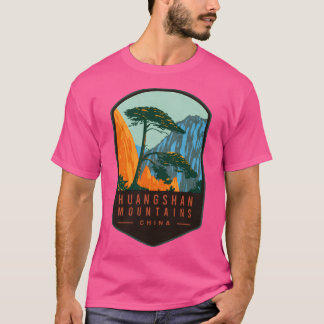 T-shirt Chine Montagnes Huangshan Actif