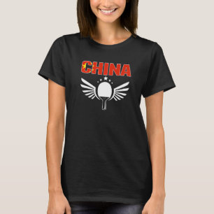 T-shirt Chine Ping Pong Chinese Table Tennis Team Soutien