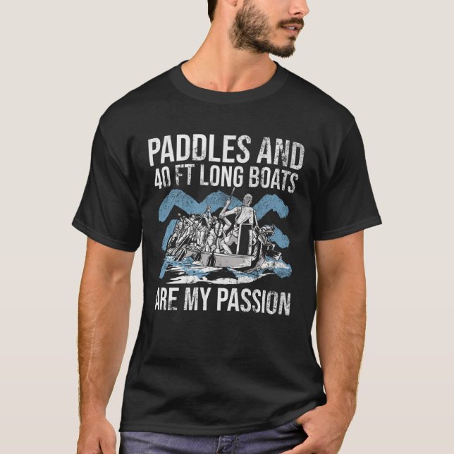 T-shirt Chinese Boat Racing And Dragonboat Crew (Devant)