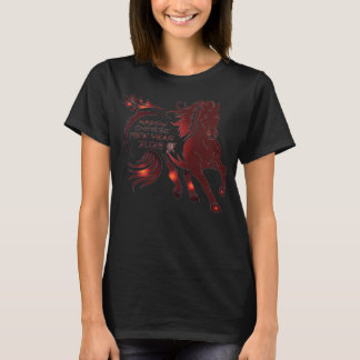T-shirt CHINESE NEW YEAR Women Black Shirt