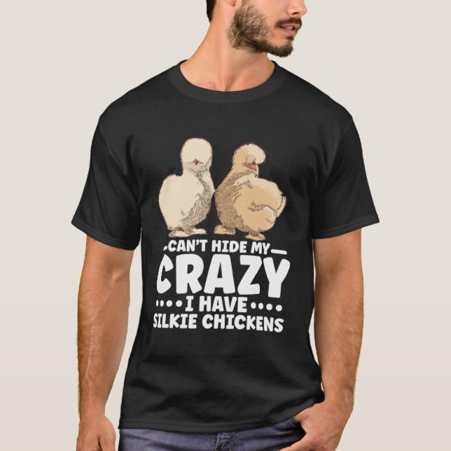 T-shirt Chinese Silk Silkie Chicken Farmer Silky (Devant)