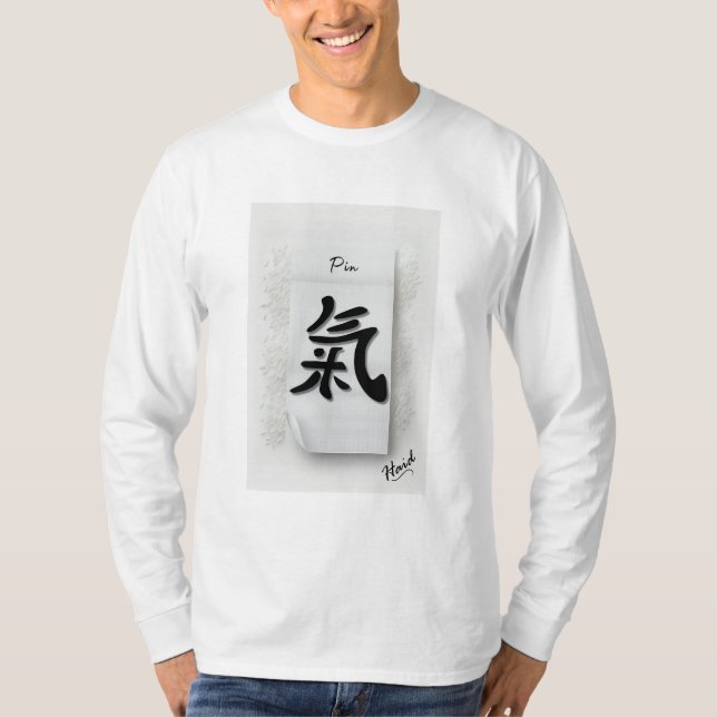 T-shirt Chinese symbol Pin - Gen AI (Devant)