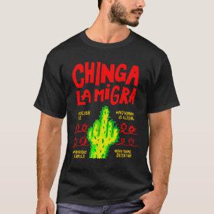 T-shirt Chinga La Migra Politique Pro Immigration Sociale