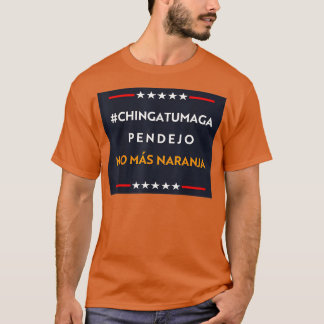 T-shirt CHINGATUMAGA No Mas Naranja Débardeur