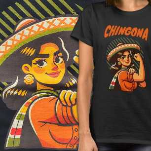 T-shirt Chingona Latina femme Hispanique