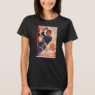 T-shirt Chinois Communiste Travailleur Utilitaire Mandarin