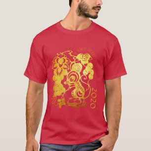 T-shirt chinois Rat Year 2020 Grape Men