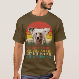 T-shirt Chinois Rétro Serré Chaque Snack Que Vous Faites C
