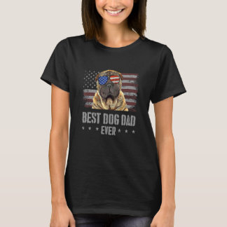 T-shirt Chinois Shar Pei Meilleur Chien Papa Jamais Rétro