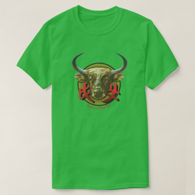 T-shirt chinois Zodiac "Ox" (Design devant)
