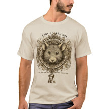 T-shirt chinois Zodiac "Rat"