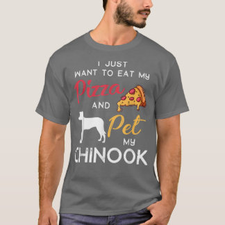 T-shirt Chinook Chien Pizza amant propriétaire Noël Annive