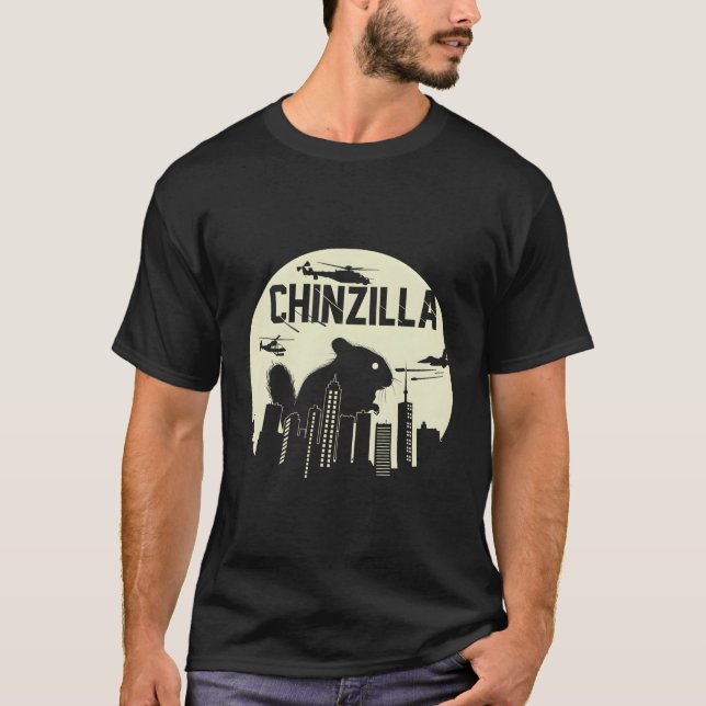 T-shirt Chinzilla Funny Chinchilla (Devant)