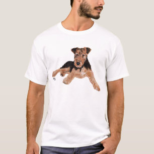 T-shirt Chiot Airedale / Terrier Gallois