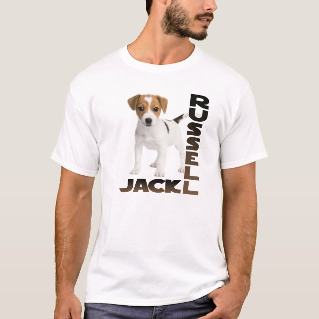 T-shirt Chiot de Jack Russell (Devant)