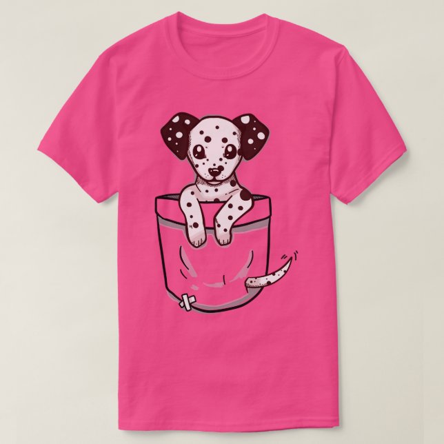T-shirt Chiot de poche Dalmation (Design devant)